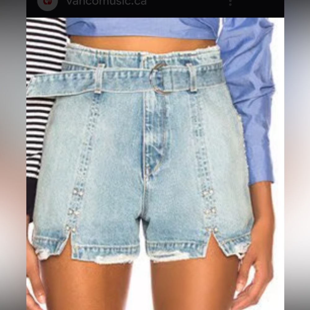 Jonathan Simkhai embellished Denim Shorts
